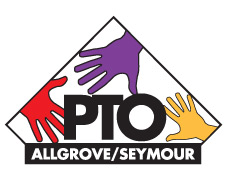 PTO Allgrove Seymour School East Granby Logo