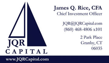 JQR Capital business card