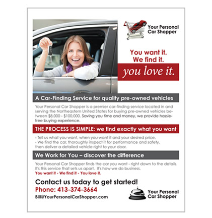 Your Personal Car Shopper flyer