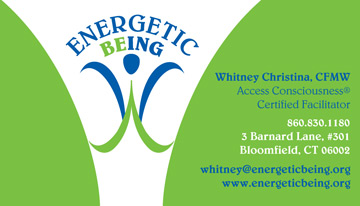 Energetic Being business card